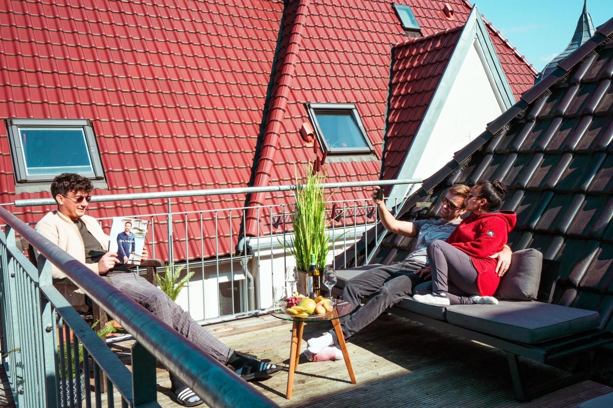 4-Schlafzimmer-Terrassensuite Oasis - Workspace Em-Apartments Deutschland Bielefeld Exterior photo